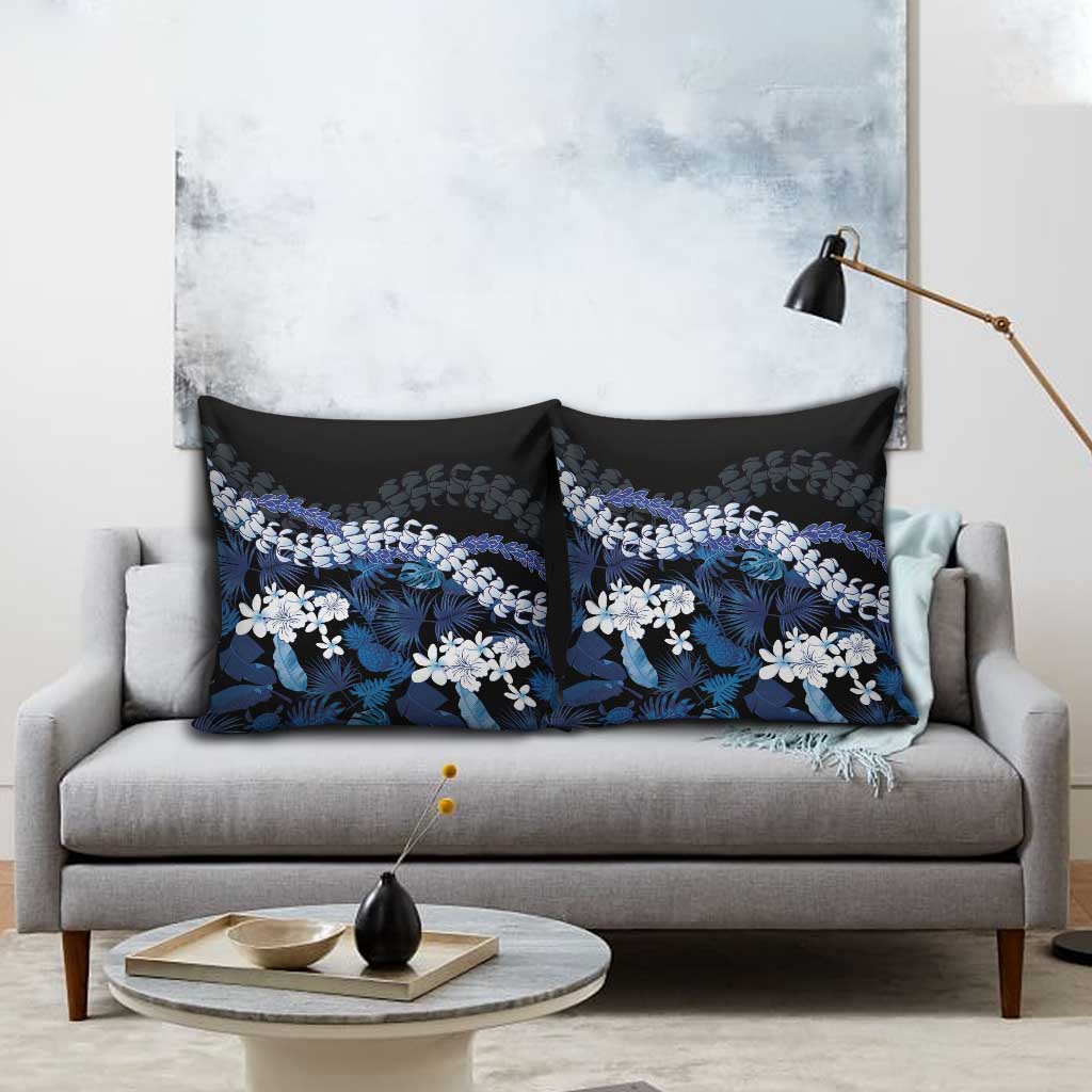 Polu Aloha Hawaii Lei Pillow Cover Tropical Flowers Elegant Vibe LT14 - Polynesian Pride