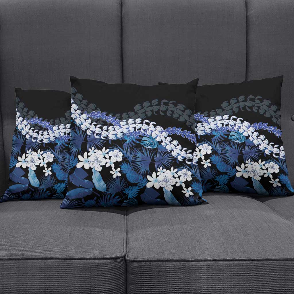 Polu Aloha Hawaii Lei Pillow Cover Tropical Flowers Elegant Vibe LT14 - Polynesian Pride