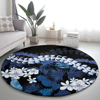 Polu Aloha Hawaii Lei Round Carpet Tropical Flowers Elegant Vibe LT14 - Polynesian Pride