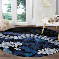 Polu Aloha Hawaii Lei Round Carpet Tropical Flowers Elegant Vibe LT14 - Polynesian Pride