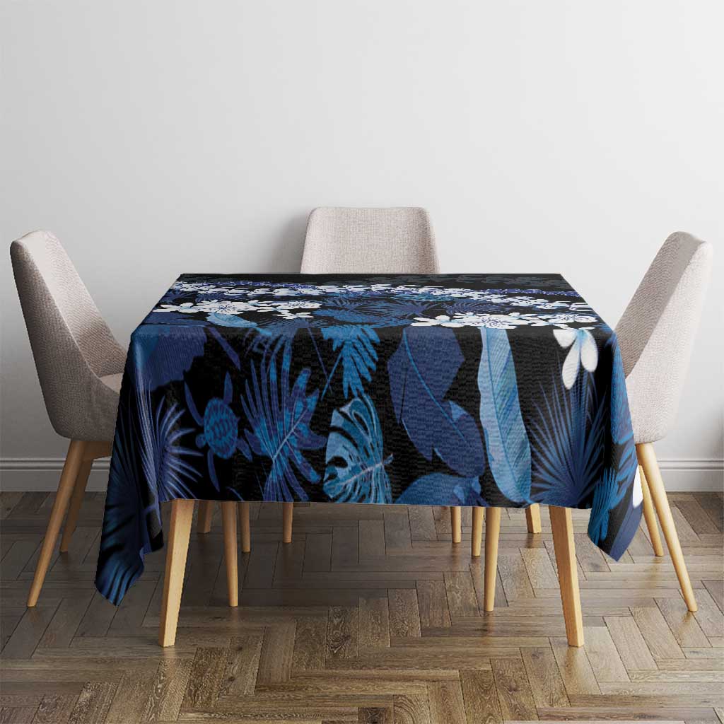 Polu Aloha Hawaii Lei Tablecloth Tropical Flowers Elegant Vibe LT14 - Polynesian Pride