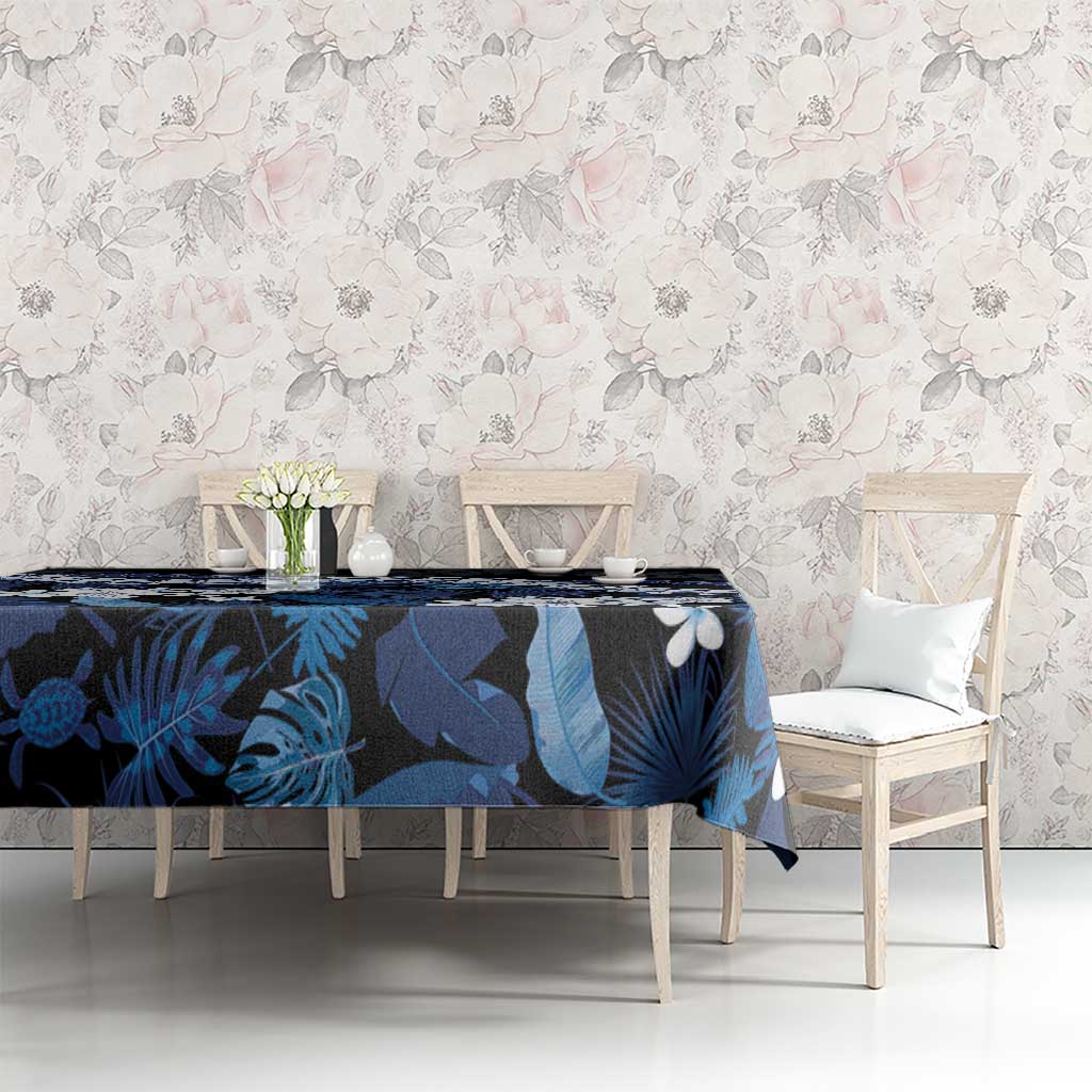 Polu Aloha Hawaii Lei Tablecloth Tropical Flowers Elegant Vibe LT14 - Polynesian Pride