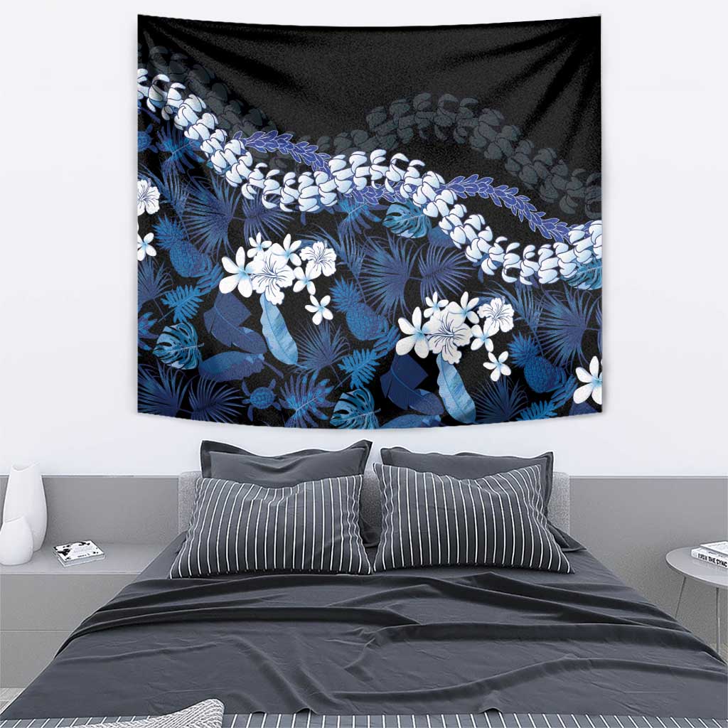 Polu Aloha Hawaii Lei Tapestry Tropical Flowers Elegant Vibe LT14 - Polynesian Pride