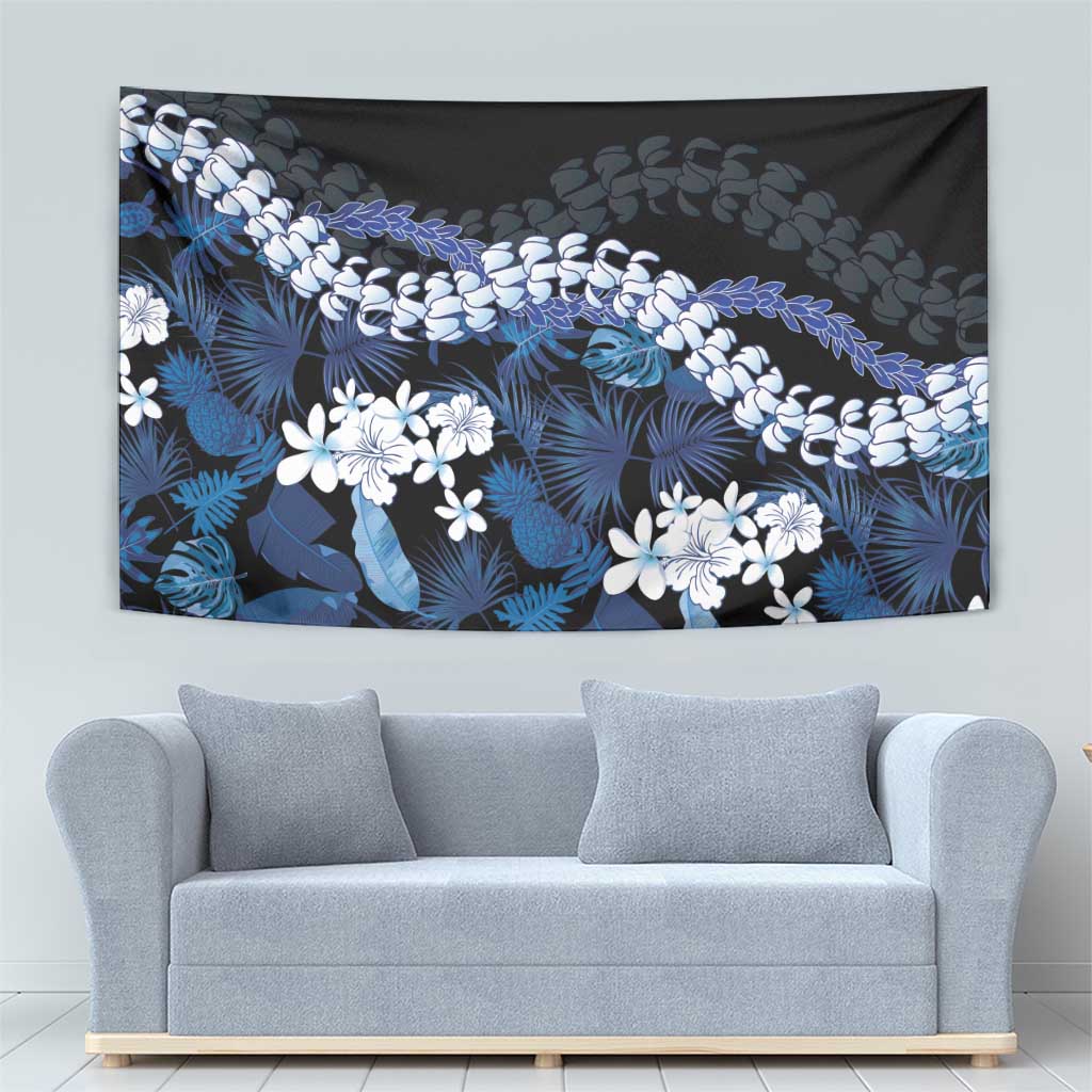 Polu Aloha Hawaii Lei Tapestry Tropical Flowers Elegant Vibe LT14 - Polynesian Pride