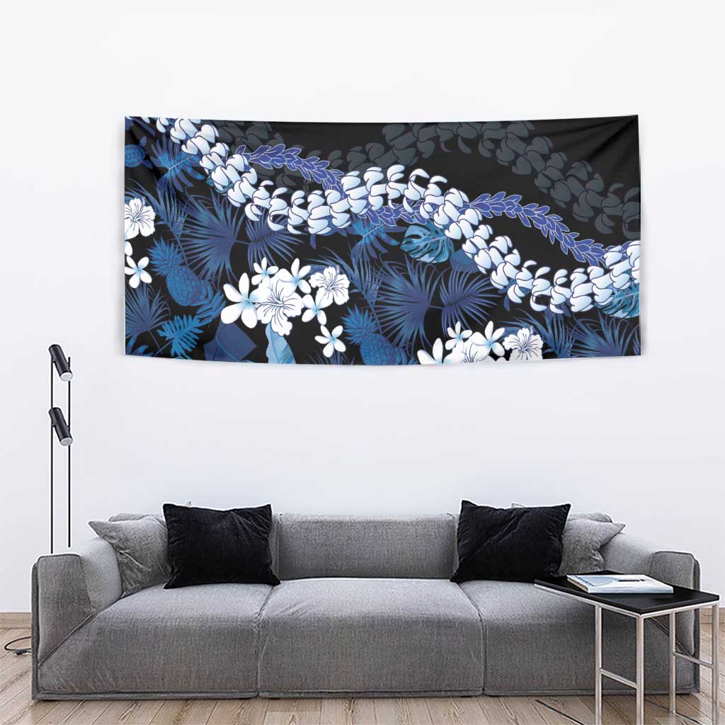 Polu Aloha Hawaii Lei Tapestry Tropical Flowers Elegant Vibe LT14 - Polynesian Pride