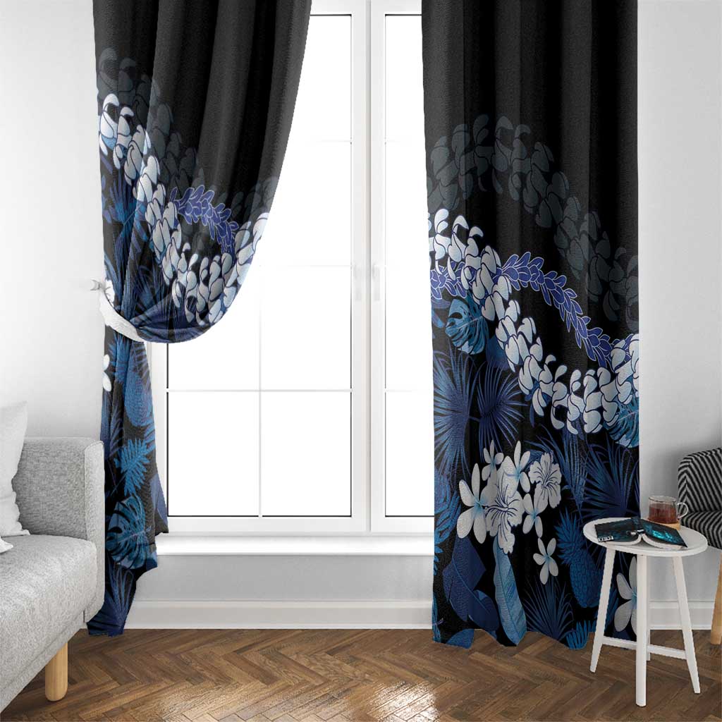 Polu Aloha Hawaii Lei Window Curtain Tropical Flowers Elegant Vibe LT14 - Polynesian Pride