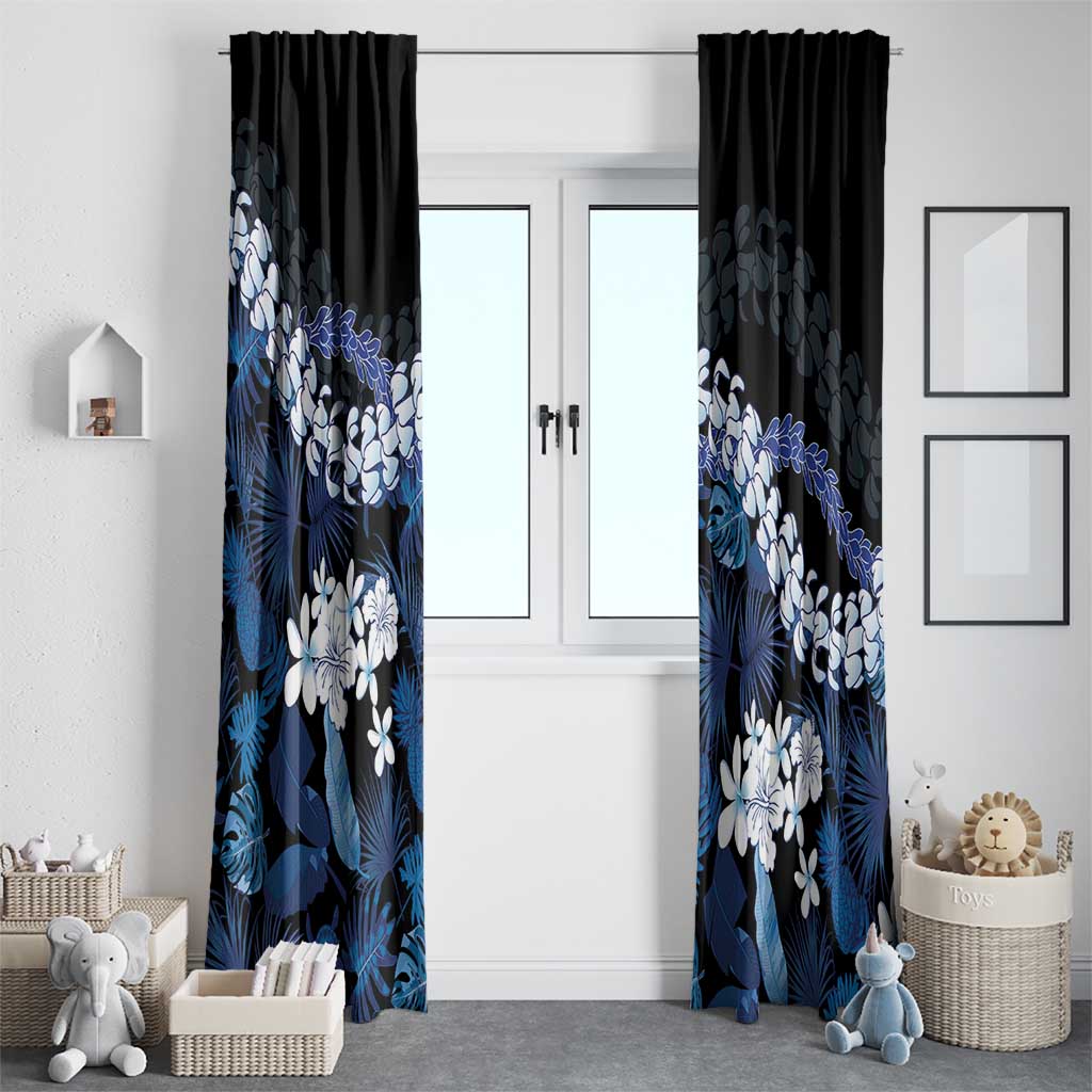 Polu Aloha Hawaii Lei Window Curtain Tropical Flowers Elegant Vibe LT14 - Polynesian Pride
