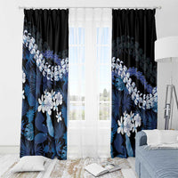 Polu Aloha Hawaii Lei Window Curtain Tropical Flowers Elegant Vibe LT14 - Polynesian Pride