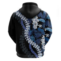 Polu Aloha Hawaii Lei Zip Hoodie Tropical Flowers Elegant Vibe LT14 - Polynesian Pride