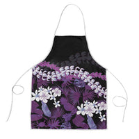 Poni Aloha Hawaii Lei Apron Tropical Flowers Elegant Vibe LT14 Purple - Polynesian Pride