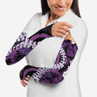 Poni Aloha Hawaii Lei Arm Sleeves Tropical Flowers Elegant Vibe LT14 - Polynesian Pride