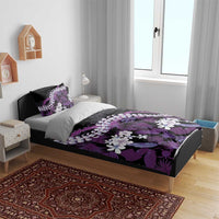 Poni Aloha Hawaii Lei Bedding Set Tropical Flowers Elegant Vibe LT14 - Polynesian Pride