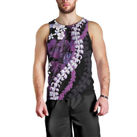 Poni Aloha Hawaii Lei Men Tank Top Tropical Flowers Elegant Vibe LT14 - Polynesian Pride
