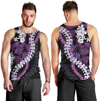 Poni Aloha Hawaii Lei Men Tank Top Tropical Flowers Elegant Vibe LT14 - Polynesian Pride