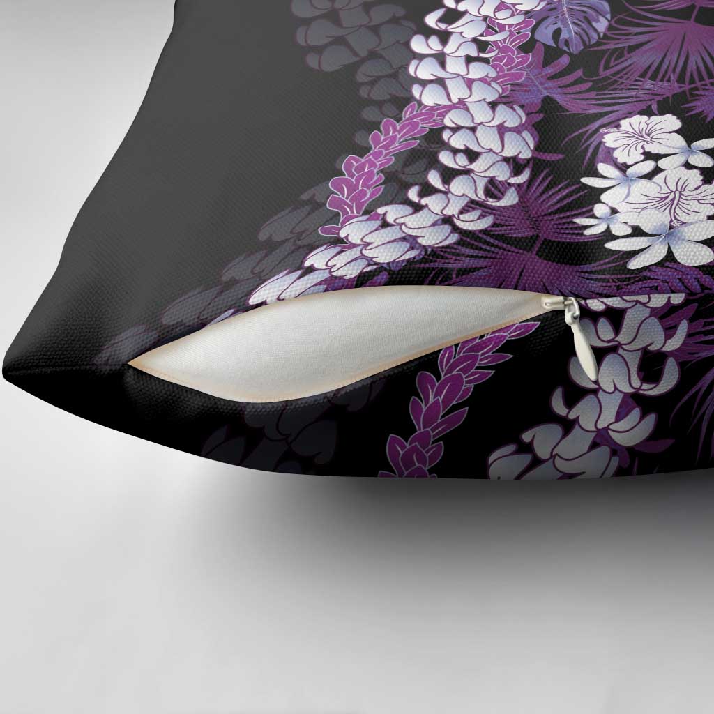 Poni Aloha Hawaii Lei Pillow Cover Tropical Flowers Elegant Vibe LT14 - Polynesian Pride