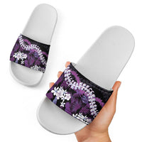 Poni Aloha Hawaii Lei Slide Sandals Tropical Flowers Elegant Vibe LT14 - Polynesian Pride