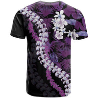 Poni Aloha Hawaii Lei T Shirt Tropical Flowers Elegant Vibe LT14 - Polynesian Pride