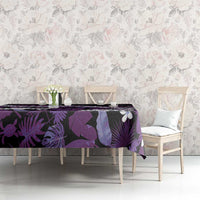 Poni Aloha Hawaii Lei Tablecloth Tropical Flowers Elegant Vibe LT14 - Polynesian Pride