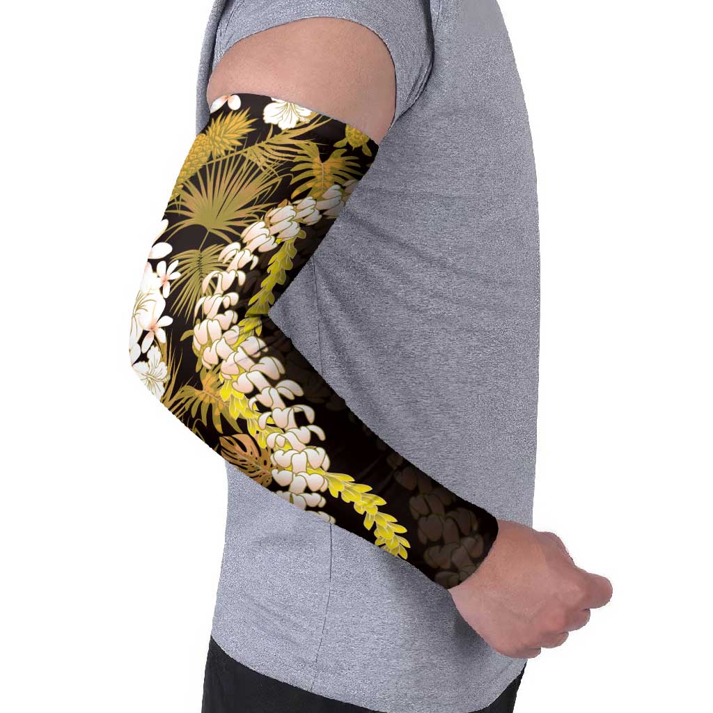 Kula Aloha Hawaii Lei Arm Sleeves Tropical Flowers Elegant Vibe LT14 - Polynesian Pride