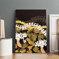 Kula Aloha Hawaii Lei Canvas Wall Art Tropical Flowers Elegant Vibe LT14 - Polynesian Pride