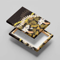 Kula Aloha Hawaii Lei Canvas Wall Art Tropical Flowers Elegant Vibe LT14 - Polynesian Pride