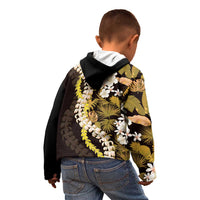 Kula Aloha Hawaii Lei Kid Hoodie Tropical Flowers Elegant Vibe LT14 - Polynesian Pride