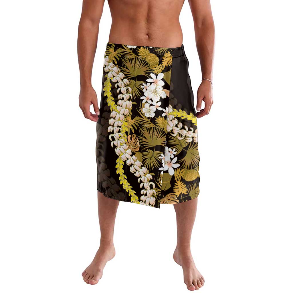 Kula Aloha Hawaii Lei Lavalava Tropical Flowers Elegant Vibe LT14 Gold - Polynesian Pride