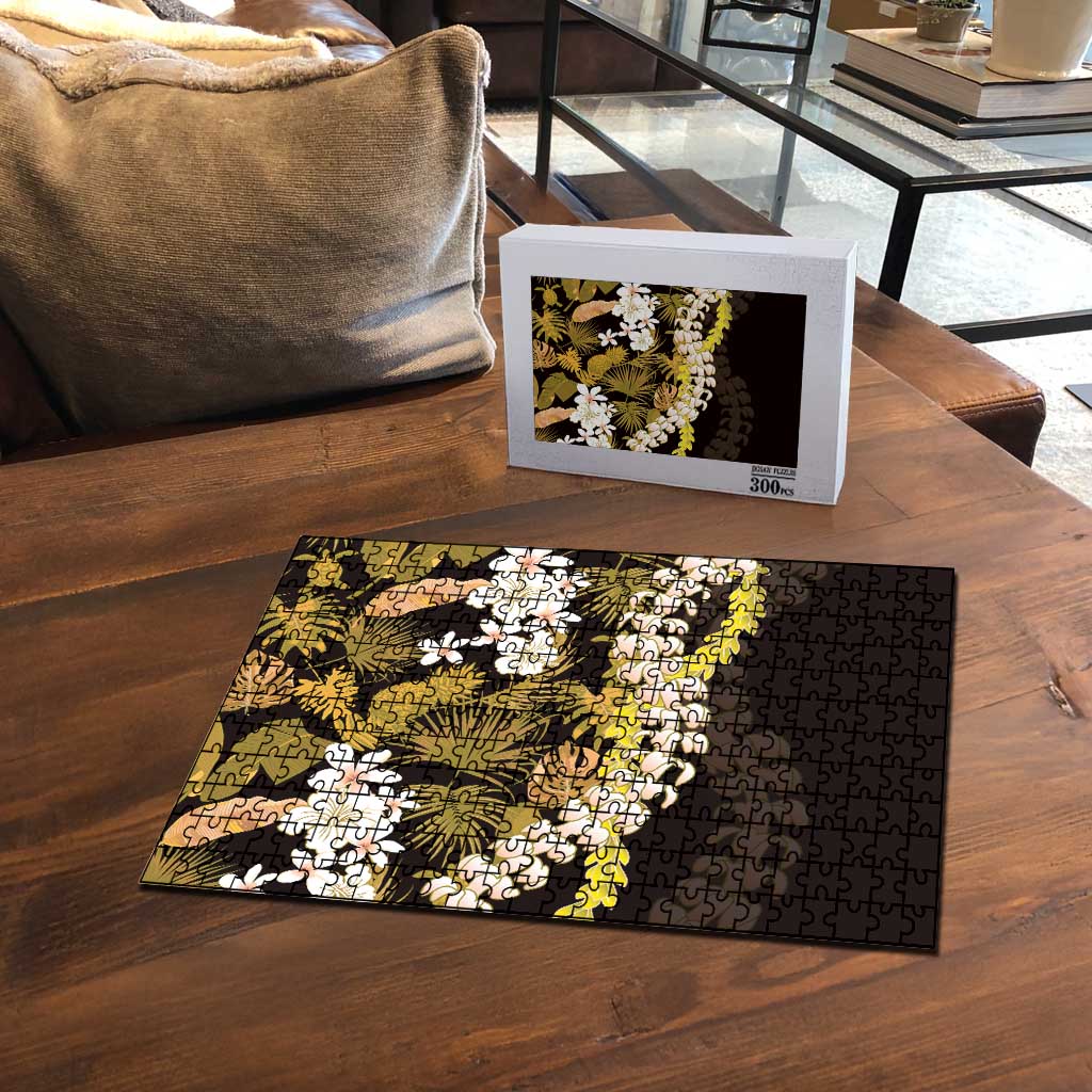 Kula Aloha Hawaii Lei Puzzle Tropical Flowers Elegant Vibe LT14 - Polynesian Pride
