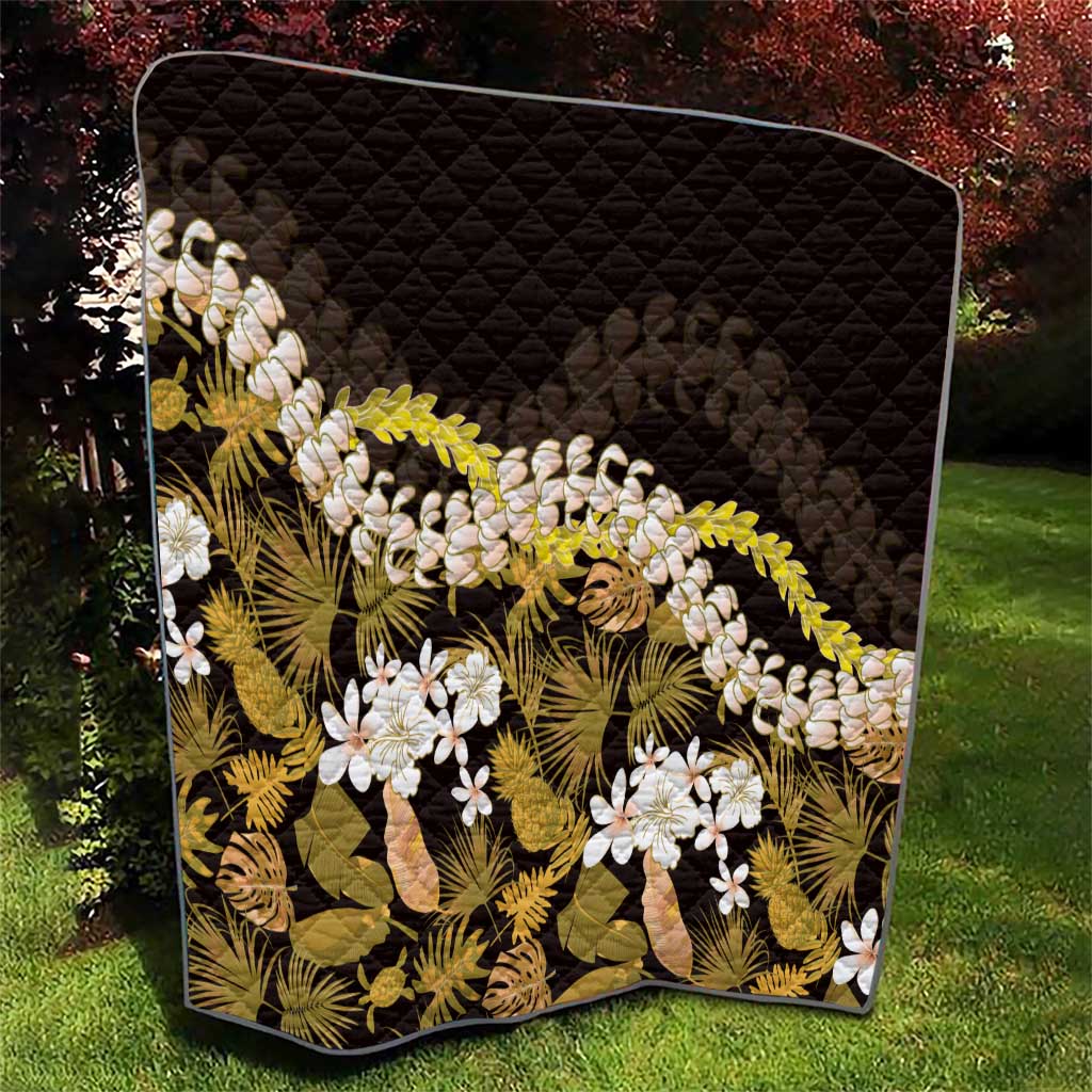 Kula Aloha Hawaii Lei Quilt Tropical Flowers Elegant Vibe LT14 - Polynesian Pride