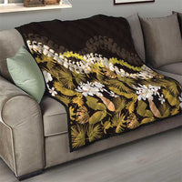 Kula Aloha Hawaii Lei Quilt Tropical Flowers Elegant Vibe LT14 - Polynesian Pride