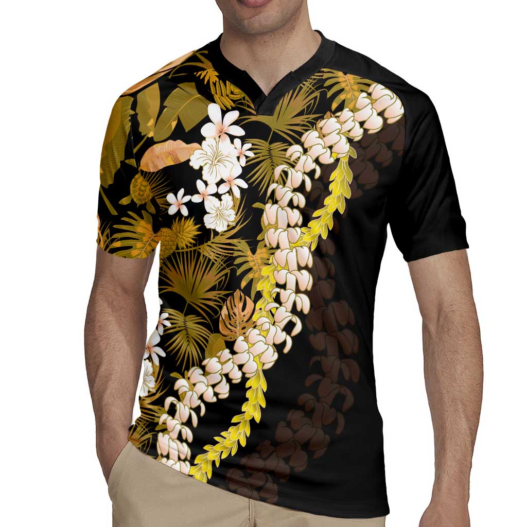 Kula Aloha Hawaii Lei Rugby Jersey Tropical Flowers Elegant Vibe LT14 - Polynesian Pride