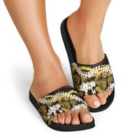 Kula Aloha Hawaii Lei Slide Sandals Tropical Flowers Elegant Vibe LT14 - Polynesian Pride