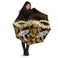 Kula Aloha Hawaii Lei Umbrella Tropical Flowers Elegant Vibe LT14 - Polynesian Pride