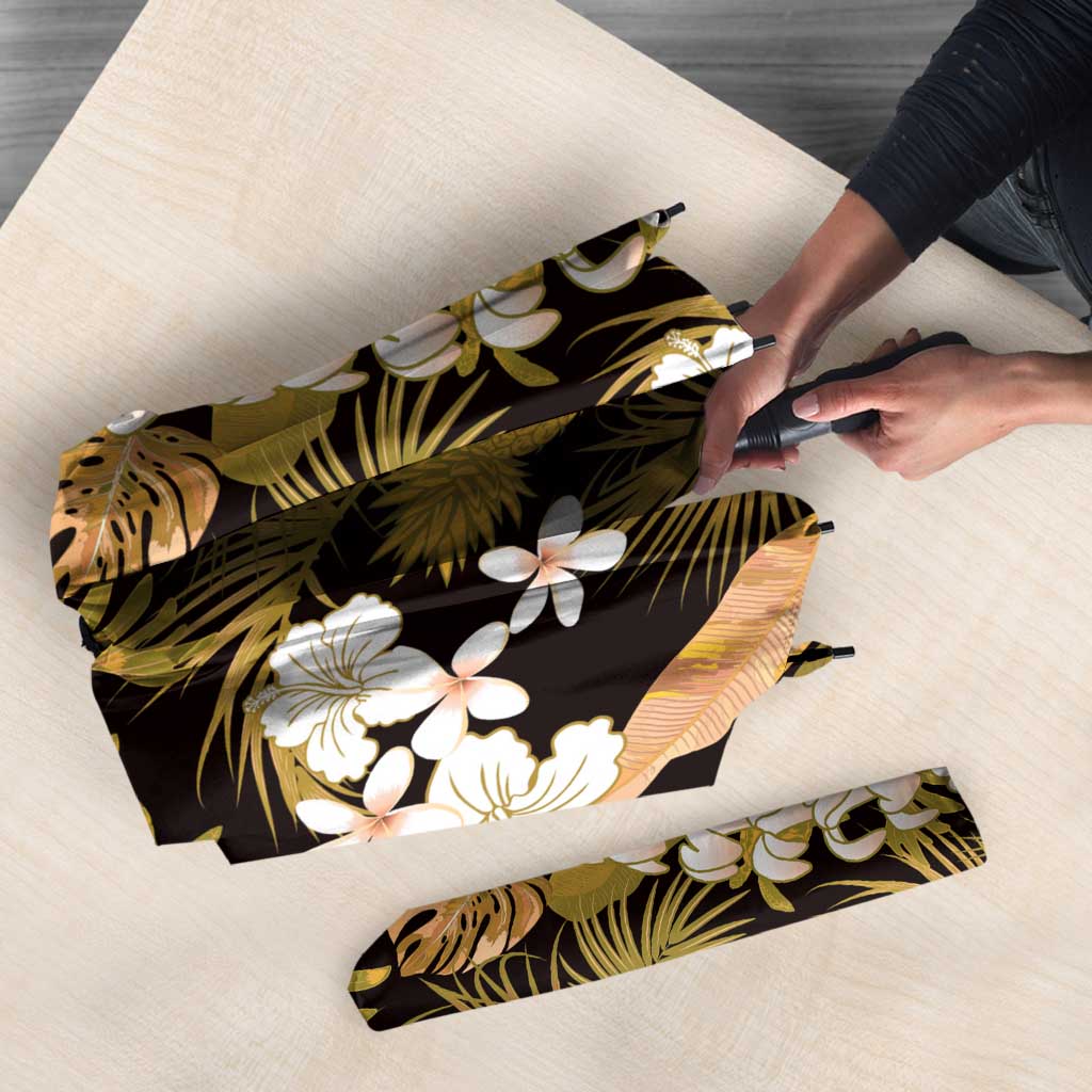 Kula Aloha Hawaii Lei Umbrella Tropical Flowers Elegant Vibe LT14 - Polynesian Pride
