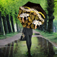 Kula Aloha Hawaii Lei Umbrella Tropical Flowers Elegant Vibe LT14 - Polynesian Pride