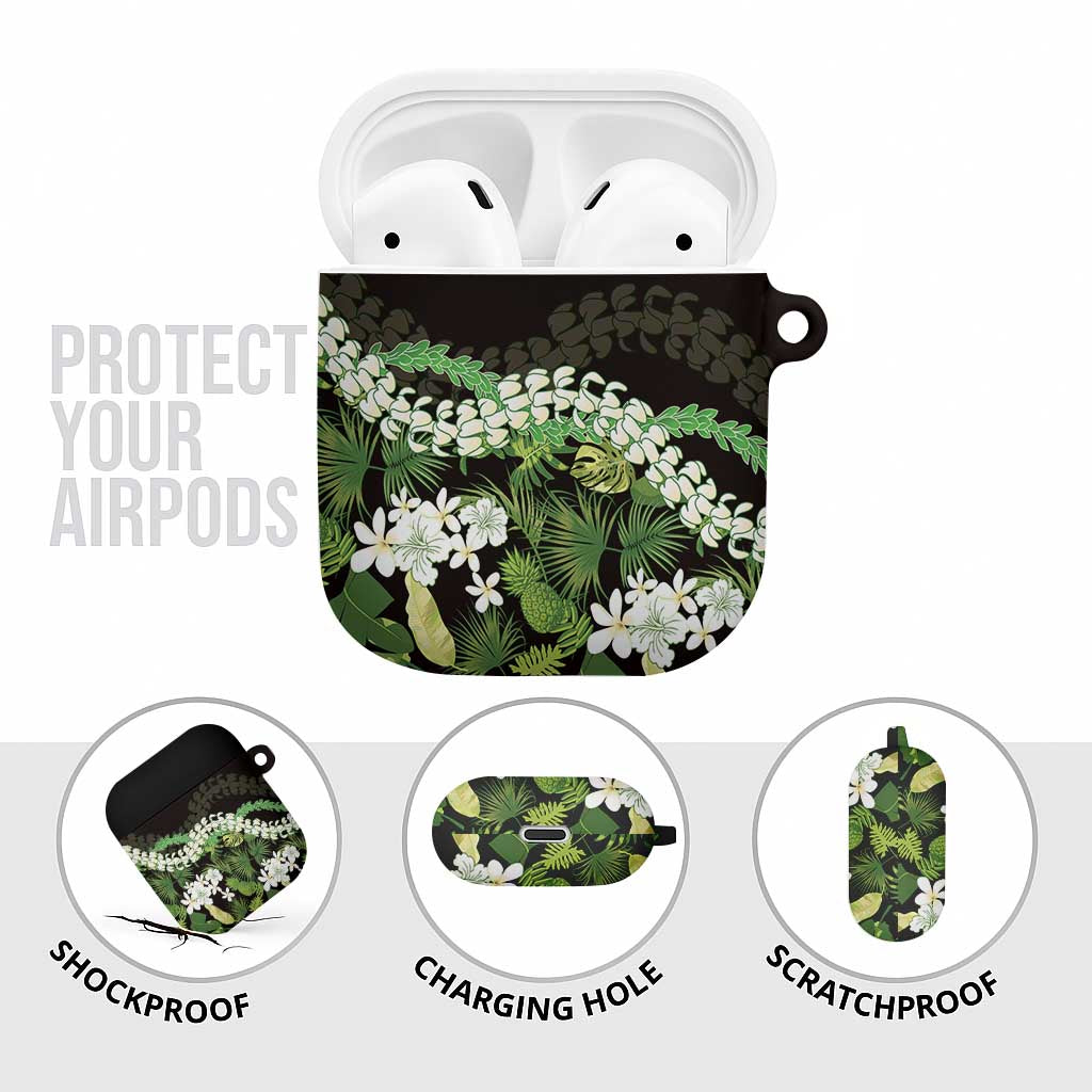 Omaomao Aloha Hawaii Lei AirPods Case Tropical Flowers Elegant Vibe LT14 - Polynesian Pride