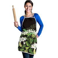Omaomao Aloha Hawaii Lei Apron Tropical Flowers Elegant Vibe LT14 - Polynesian Pride