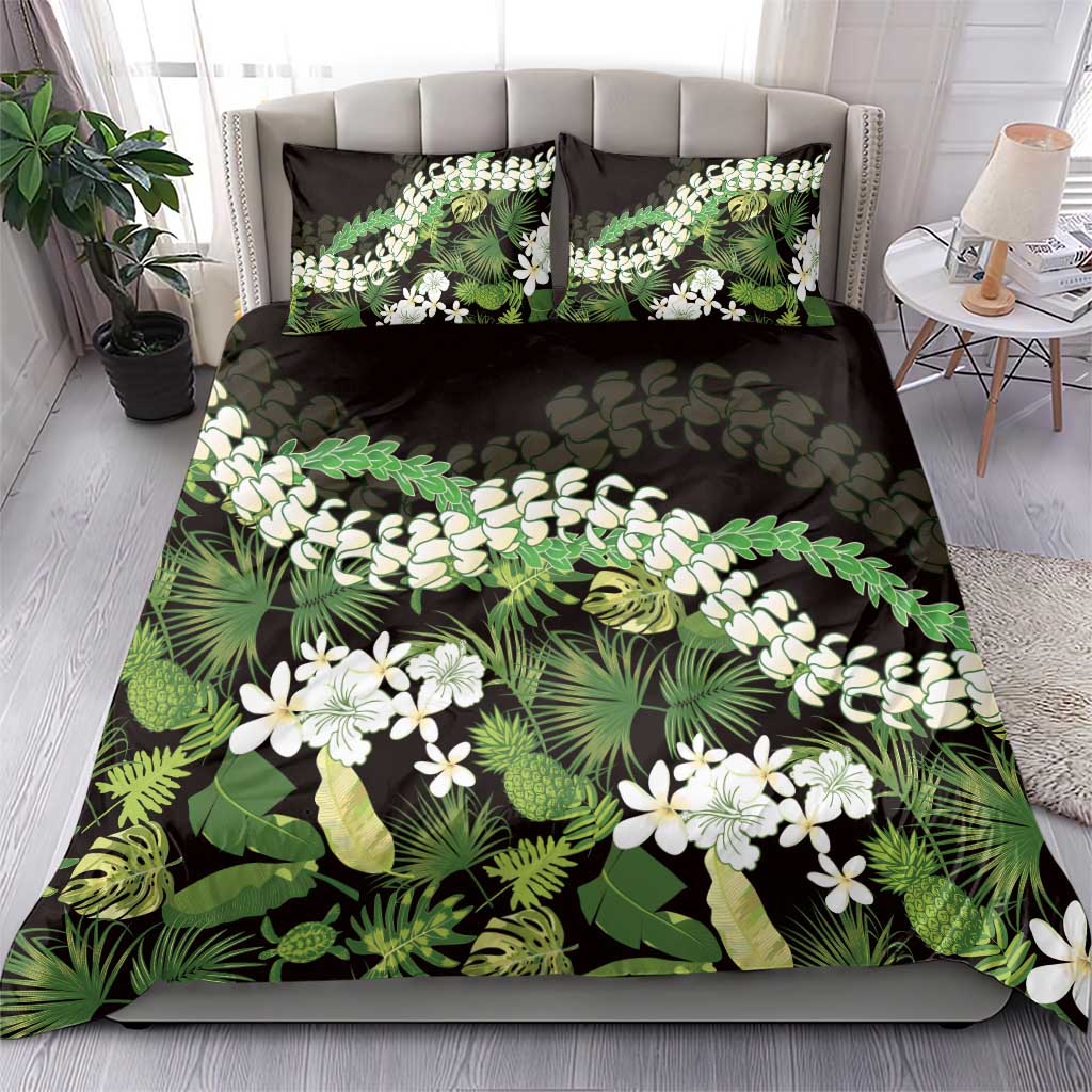 Omaomao Aloha Hawaii Lei Bedding Set Tropical Flowers Elegant Vibe LT14 - Polynesian Pride