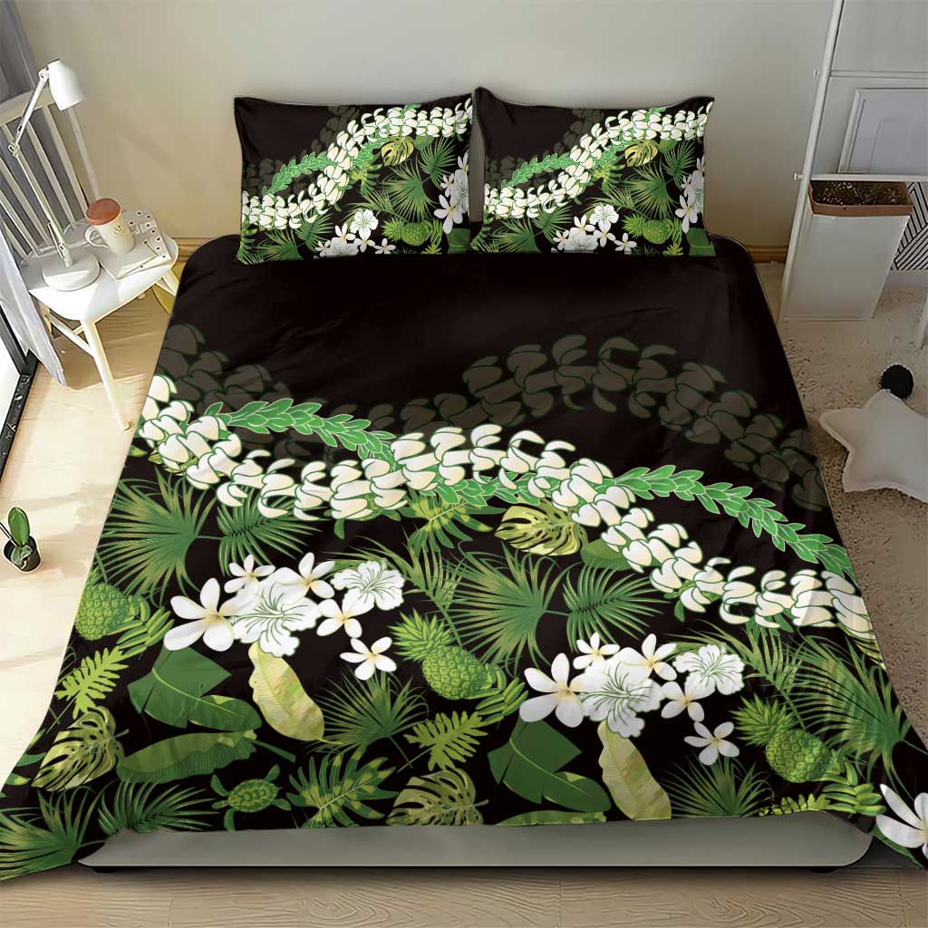 Omaomao Aloha Hawaii Lei Bedding Set Tropical Flowers Elegant Vibe LT14 - Polynesian Pride