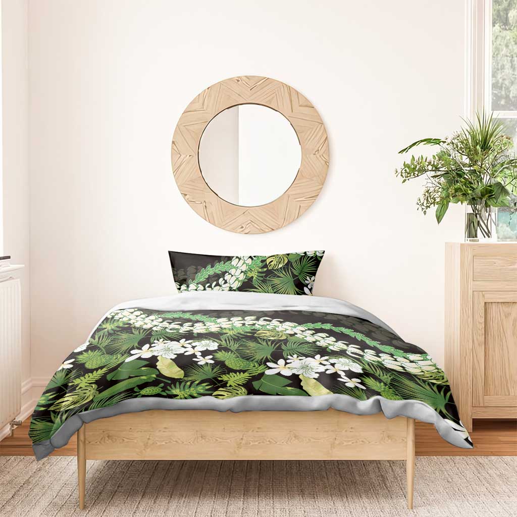 Omaomao Aloha Hawaii Lei Bedding Set Tropical Flowers Elegant Vibe LT14 - Polynesian Pride