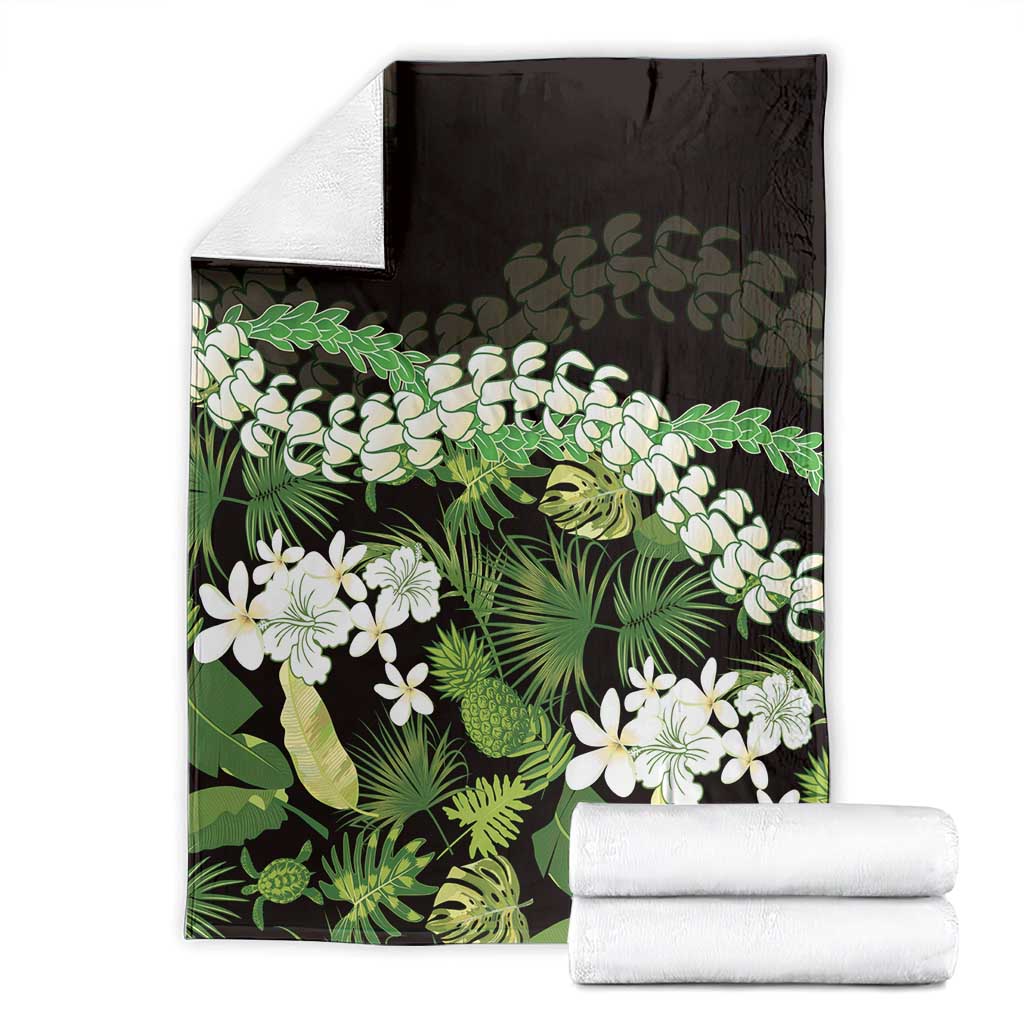 Omaomao Aloha Hawaii Lei Blanket Tropical Flowers Elegant Vibe LT14 - Polynesian Pride
