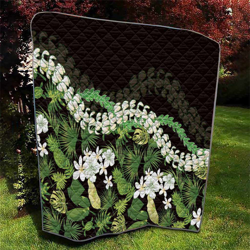 Omaomao Aloha Hawaii Lei Quilt Tropical Flowers Elegant Vibe LT14 - Polynesian Pride