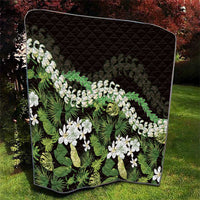 Omaomao Aloha Hawaii Lei Quilt Tropical Flowers Elegant Vibe LT14 - Polynesian Pride