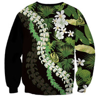 Omaomao Aloha Hawaii Lei Sweatshirt Tropical Flowers Elegant Vibe LT14 - Polynesian Pride