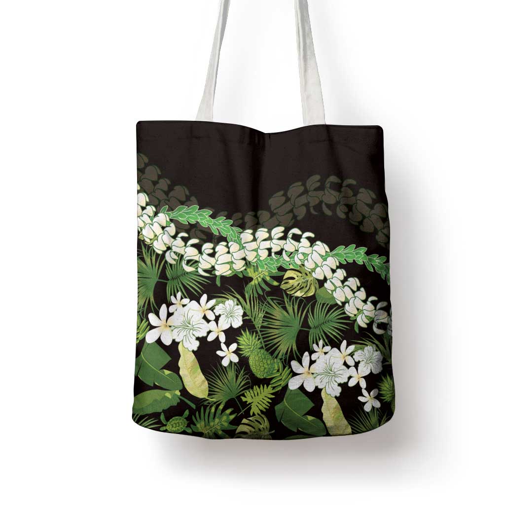 Omaomao Aloha Hawaii Lei Tote Bag Tropical Flowers Elegant Vibe LT14 - Polynesian Pride