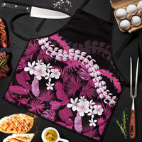 Akala Aloha Hawaii Lei Apron Tropical Flowers Elegant Vibe LT14 Pink - Polynesian Pride