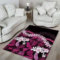 Akala Aloha Hawaii Lei Area Rug Tropical Flowers Elegant Vibe LT14 - Polynesian Pride