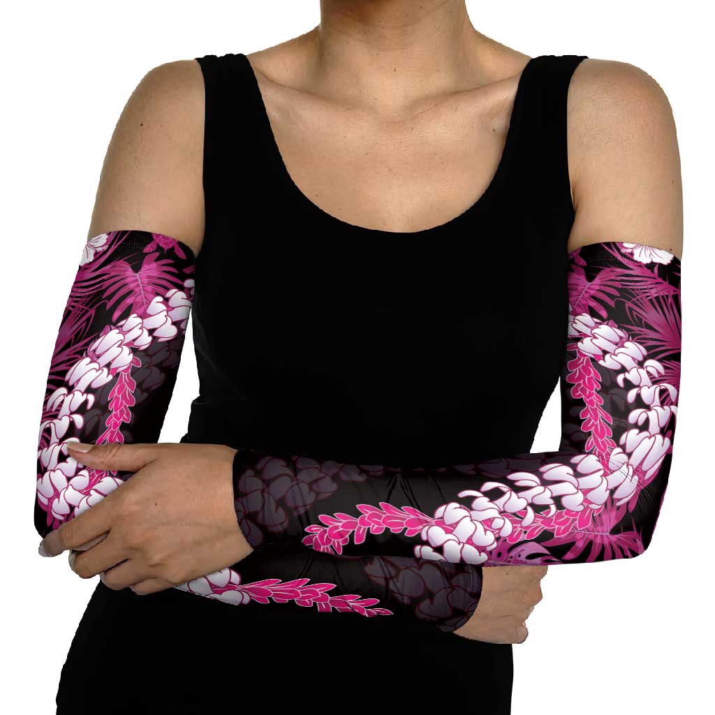 Akala Aloha Hawaii Lei Arm Sleeves Tropical Flowers Elegant Vibe LT14 - Polynesian Pride