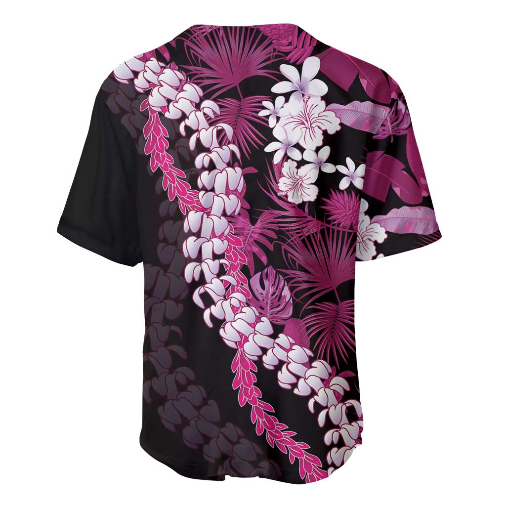 Akala Aloha Hawaii Lei Baseball Jersey Tropical Flowers Elegant Vibe LT14 - Polynesian Pride