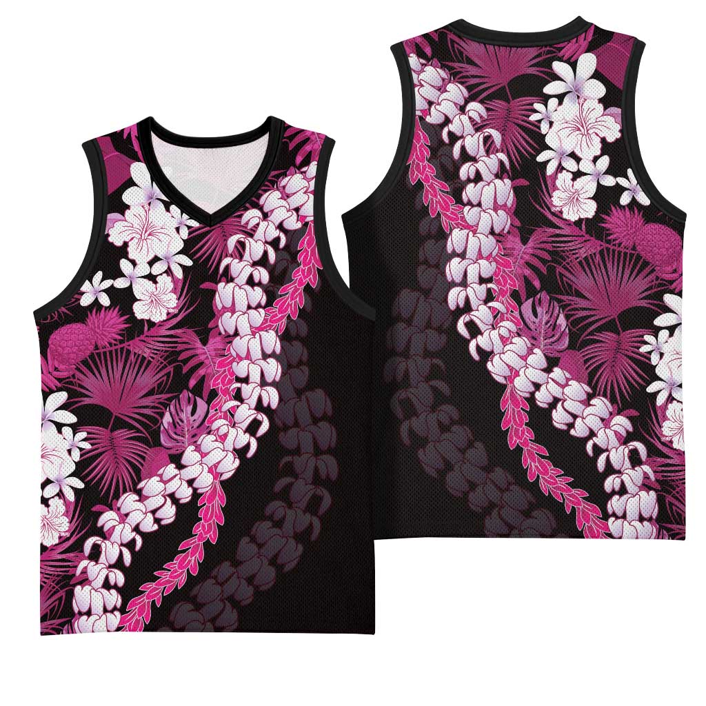 Akala Aloha Hawaii Lei Basketball Jersey Tropical Flowers Elegant Vibe LT14 - Polynesian Pride